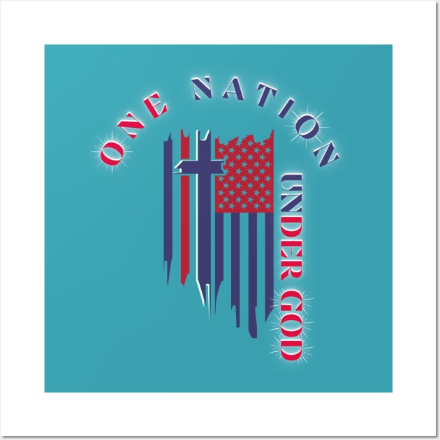 One Nation Under God Wall Art by stadia-60-west